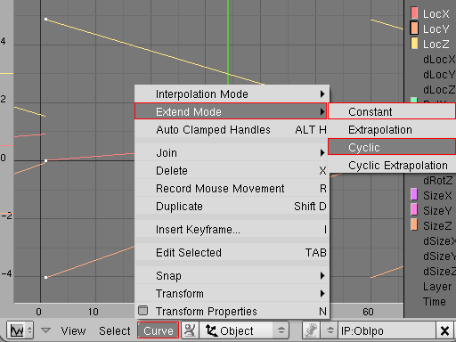 Set the animation Cyclic will export looped animations